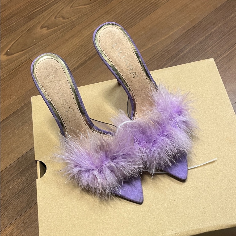 LILIANA Feathered Women's Heels